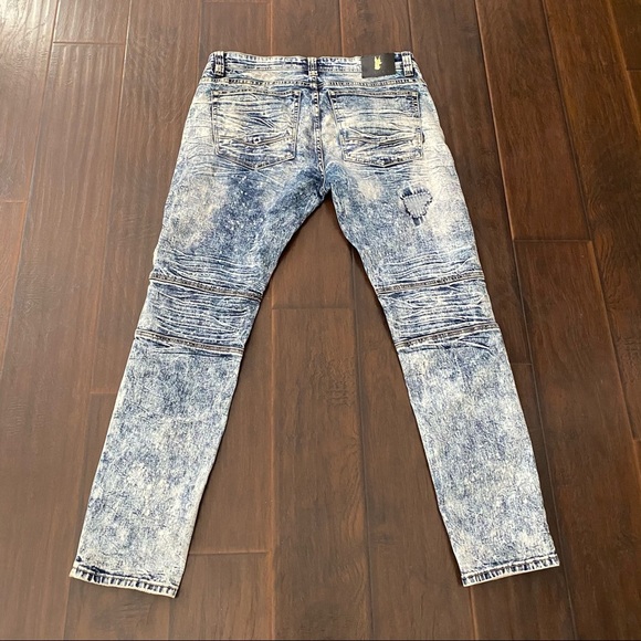 Makibi men’s biker jeans waist 36*32 inseam - Picture 8 of 12